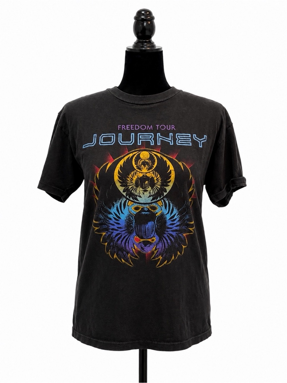Journey Freedom Tour Graphic Tee - Black- small good condition 100% cotton